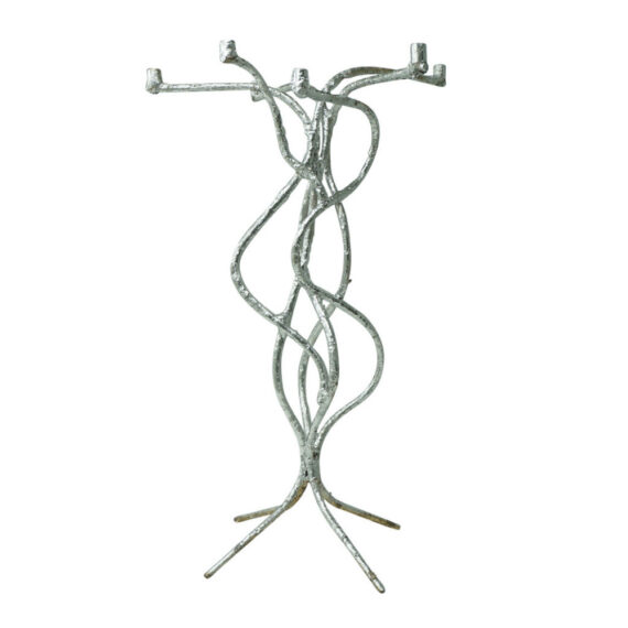 Twisted Vine Candelabra Silver
