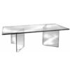 Vee Glass Dining Table