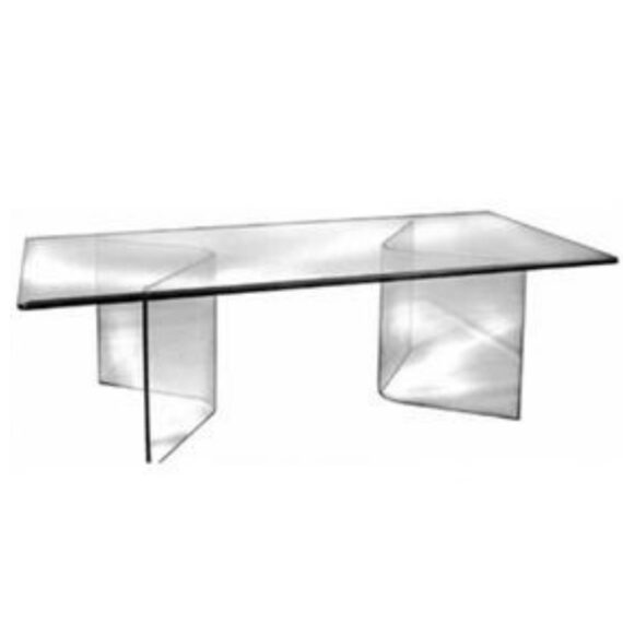 Vee Glass Dining Table