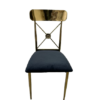 Venice Gold Black Dining Chair