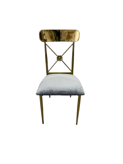 Venice Gold White Dining Chair