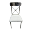 Venice Silver White Dining Chair