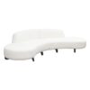 Boucle Grand Sofa White