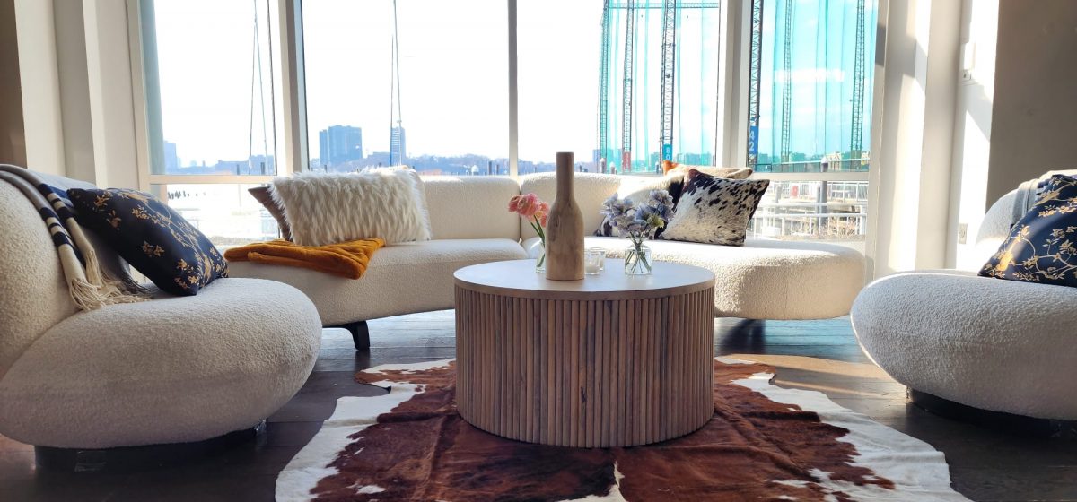 Boucle Grand Sofa White