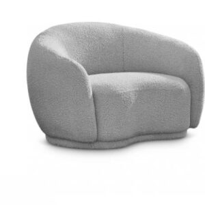 Boucle Olivia Club Chair Grey