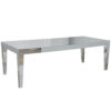 Viva Dining Table Silver Mirror