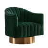 Carroll Accent Chair Green Velvet