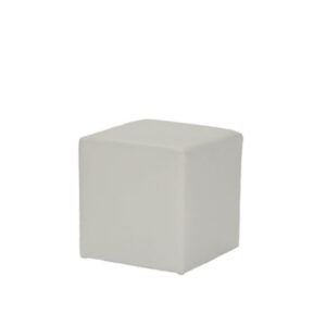 Cube Ottoman White