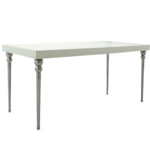 Dupont Communal Highboy Chrome & White