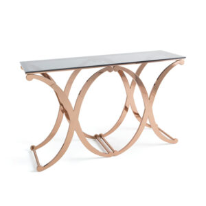 Eileen Console Table Polished Copper