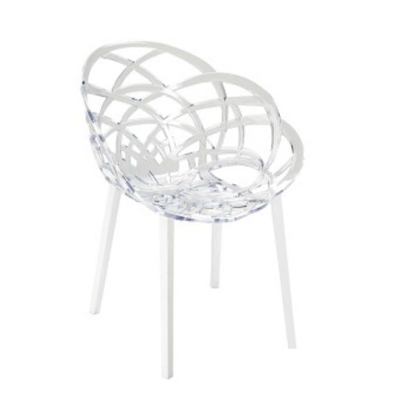 Flora Dining Chair Clear