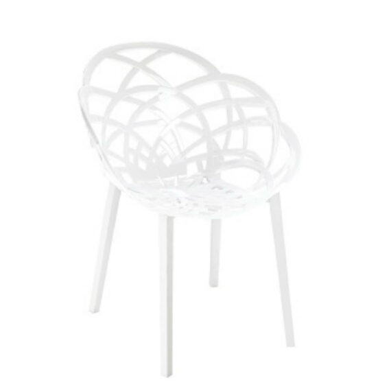 Flora Dining Chair White