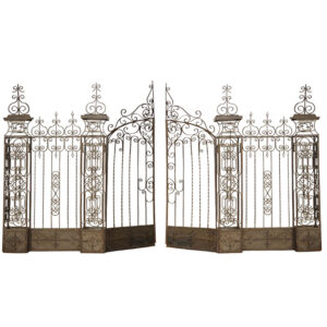 French Wrought Iron Gate - 2 Extensions