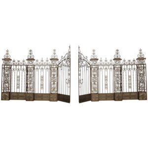 French Wrought Iron Gate - 4 Extensions