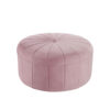 Gower Ottoman Blush Velvet