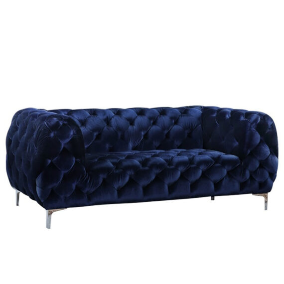Harbor Loveseat Navy Velvet