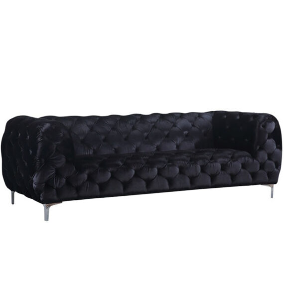 Harbor Sofa Black Velvet