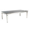 Holland Dining Table Silver & Black