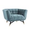 Lexington Armchair Sea Blue Velvet