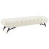 Lexington Bench Ivory Velvet