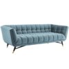 Lexington Sofa Sea Blue Velvet