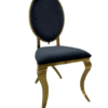 Oakland Dining Chair Gold-Black