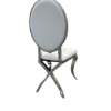 Oakland Dining Chair Silver White