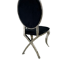 Oakland Dining Chair Silver-Black