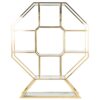 Octagon Shelf Gold