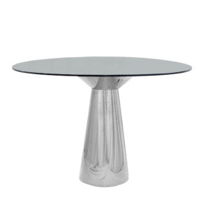 Palms Entry Table Silver