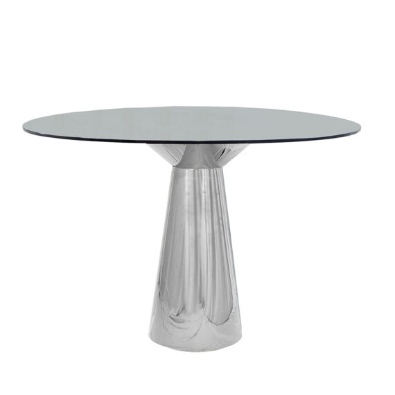Palms Entry Table Silver