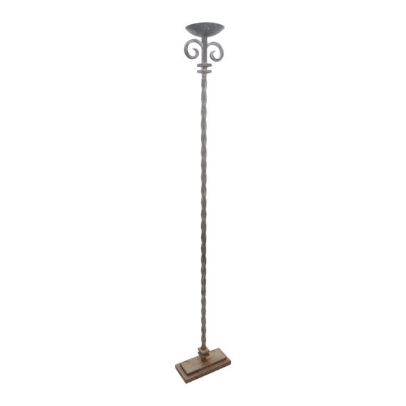 Pewter Wrought Aisle Stand