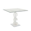 Raina Glass Cocktail Table Square