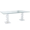 Raina Glass Dining Table Rectangle
