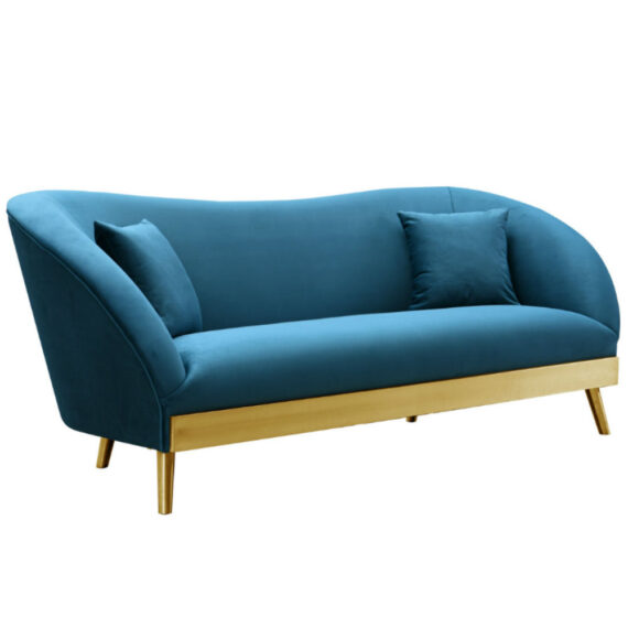 Reeve Sofa Blue Velvet