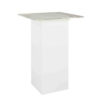 Acrylic Column Highboy White