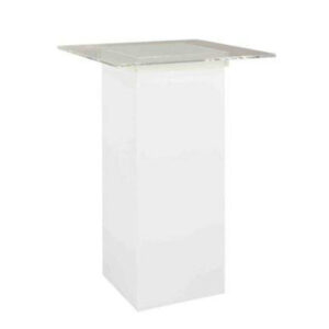 Acrylic Column Highboy White