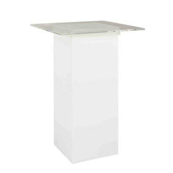 Acrylic Column Highboy White