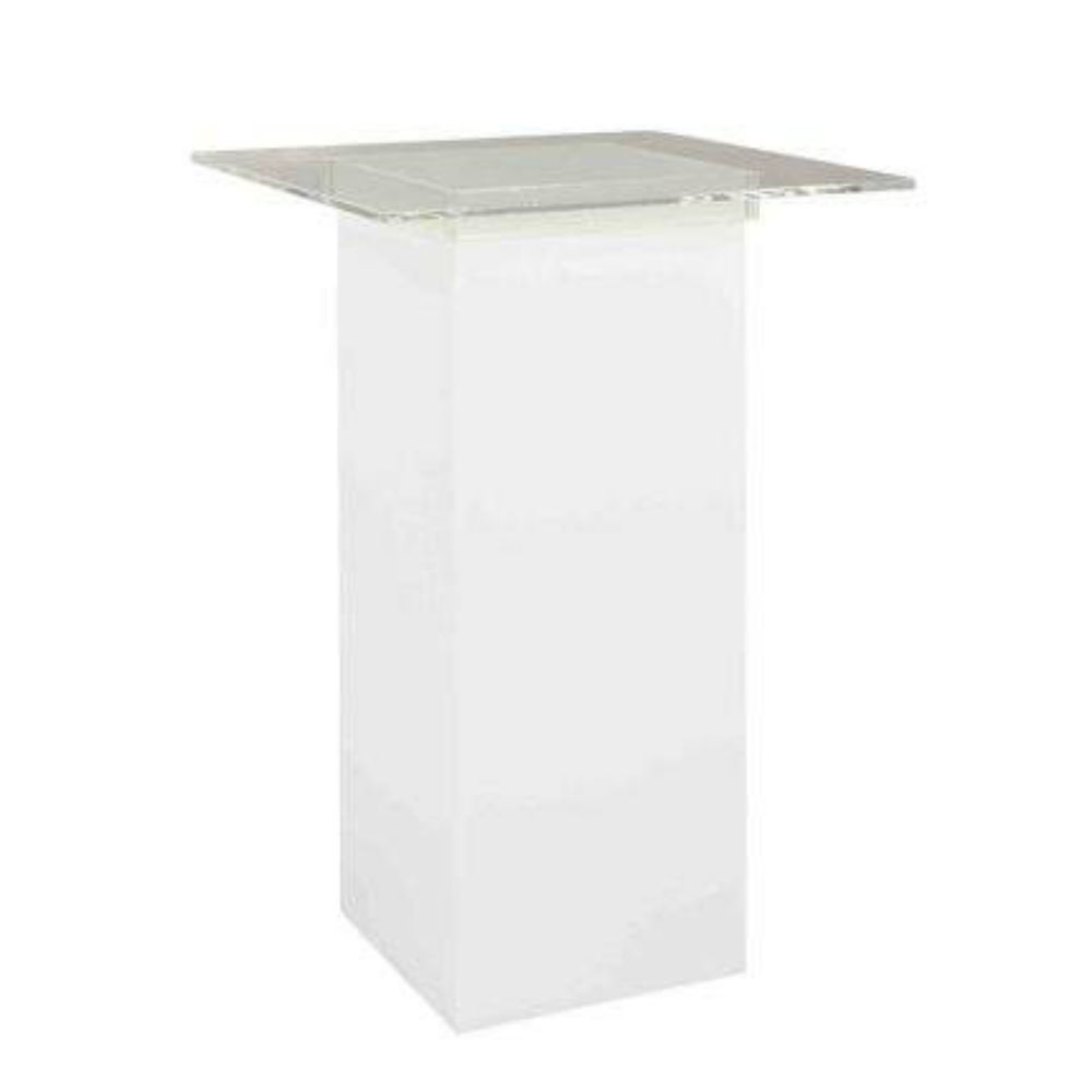 Acrylic Column Highboy White