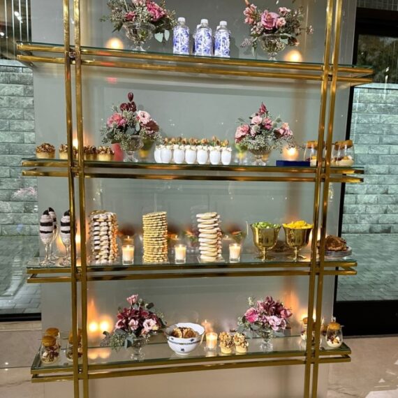 Sage Mechitzah Shelf Gold