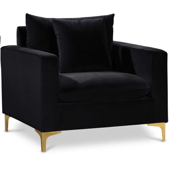 Adrian Club Chair Black