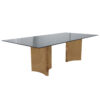 Tate Dining Table Rose Gold & Black