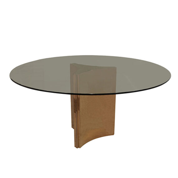 Tate Round Dining Table Rose Gold