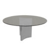 Tate Round Dining Table Silver