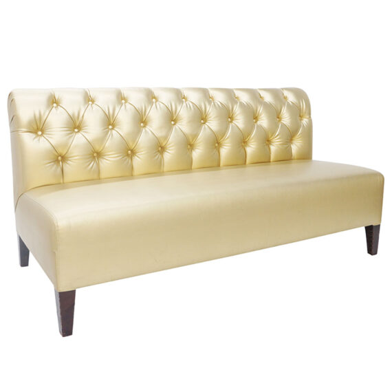 Tufted Sofa Gold