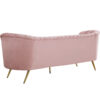 Arbow Sofa Blush Velvet