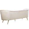 Arbow Sofa Cream Velvet