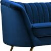 Arbow Sofa Navy Velvet