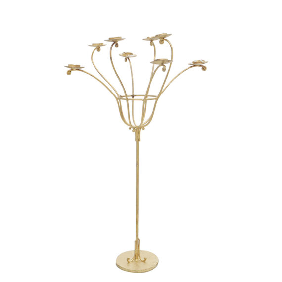 8 Light Gold Candelabra