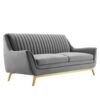 Abby Sofa Grey Velvet